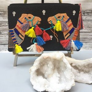 ‘Fall & Fringe’ 💜 CLUTCH-CAMEL COUPLE